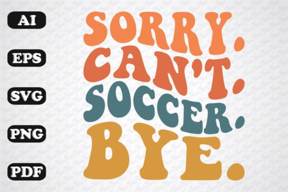 A Wavy Soccer SVG Graphic for Crafts & Custom Tees