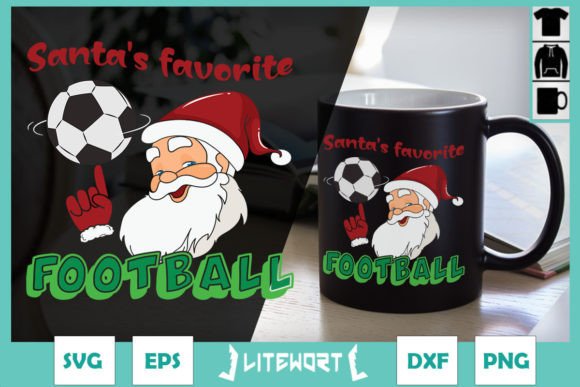 Christmas Santa's Favorite Soccer Graphics & Crafts Review