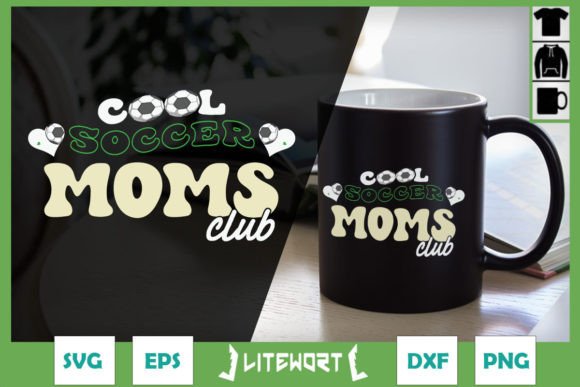 Cool Soccer Moms Club: A Versatile Graphic for Mother's Day Crafts