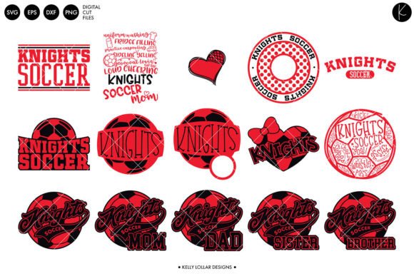 Real Crafting Review: Knights Soccer Bundle Graphics for Crafts