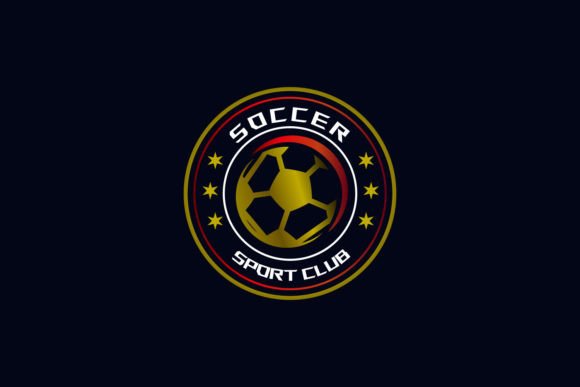 Reviewing a Soccer Logo Gradient Graphics Template for Publishers