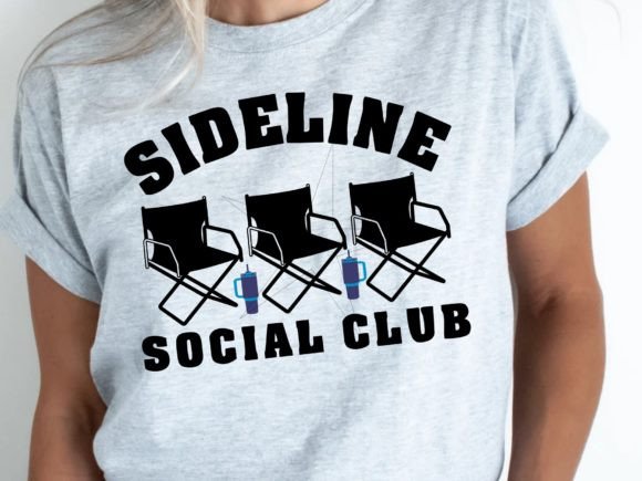 Sideline Social Club Soccer Graphics for Editorial Use
