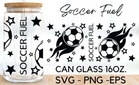 Soccer Fuel Graphics for Craft Beer Branding Print Templates