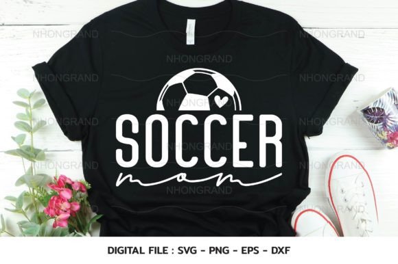 Soccer Mom Cute with Heart Graphics & Crafts Review