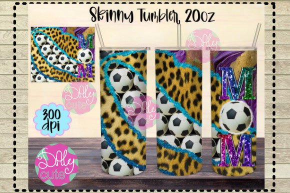Soccer Mom Tumbler Sublimation Graphics & Print Templates