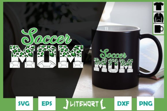 The Soccer Mom Leopard Soccer Hoop: A Bold Graphic for Crafts